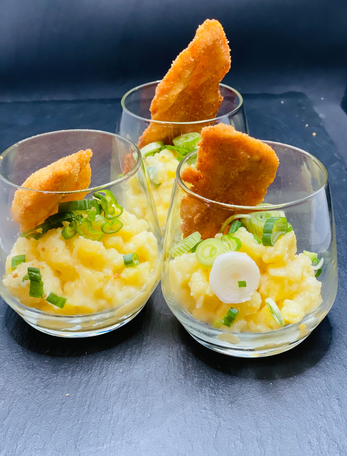 Kartoffelsalat mit Schnitzel
